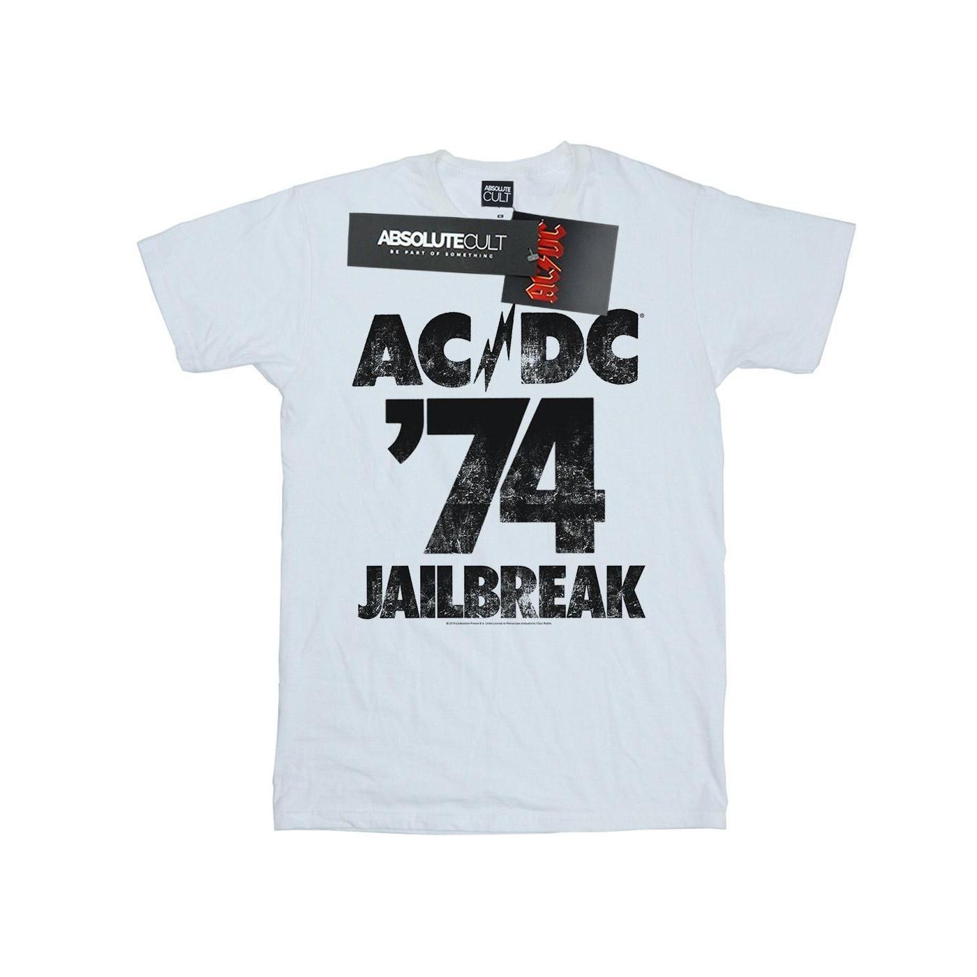 Acdc Jailbreak 74 Boyfriend Fit Tshirt Damen Weiss 4XL von AC/DC