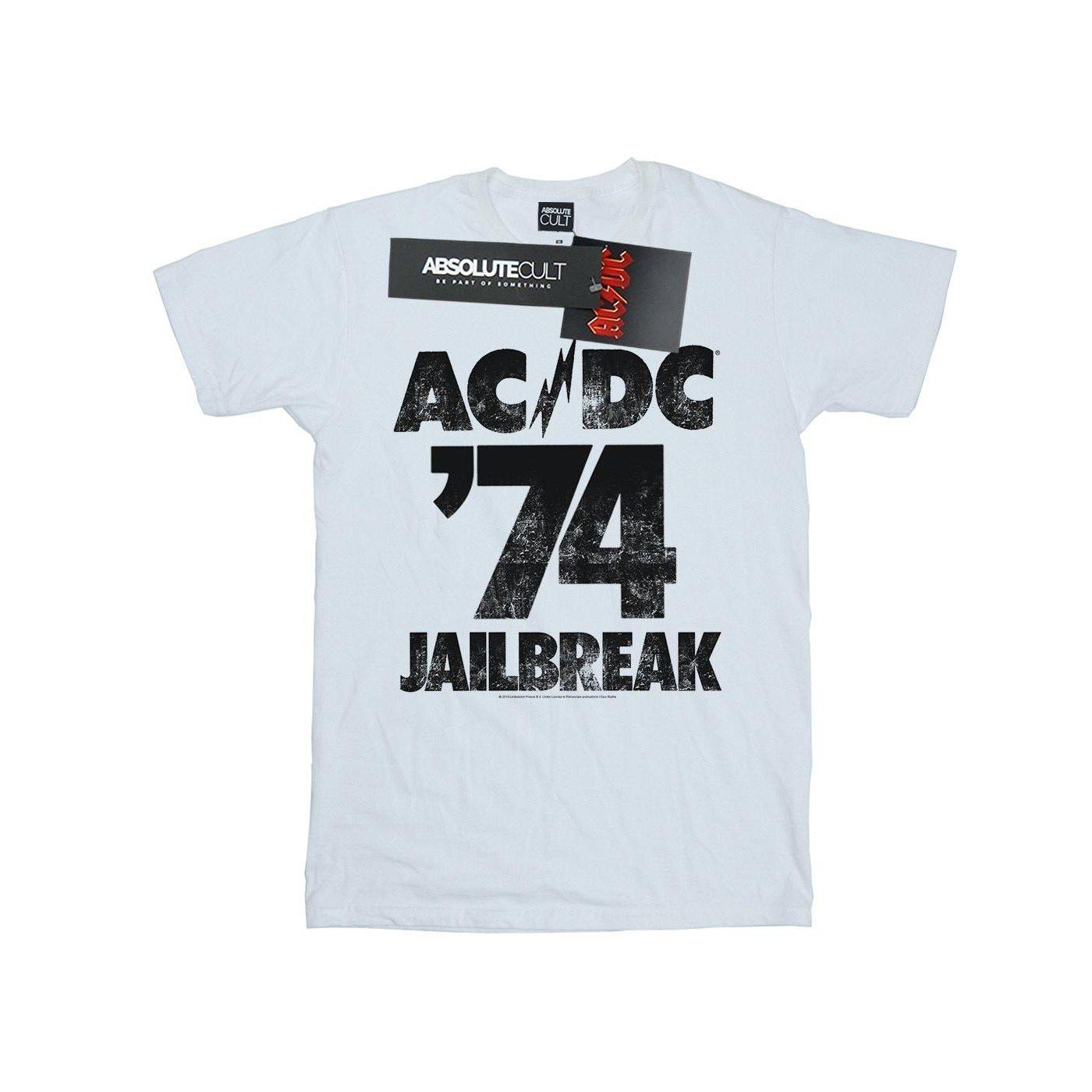 Acdc Jailbreak 74 Boyfriend Fit Tshirt Damen Weiss 5XL von AC/DC