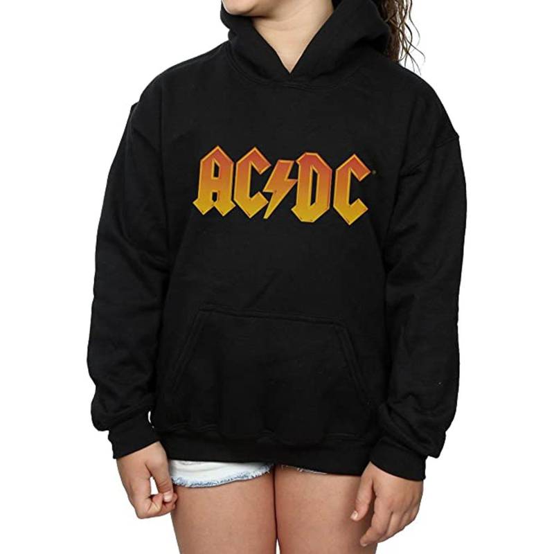 Acdc Kapuzenpullover Logo Damen Schwarz L von AC/DC