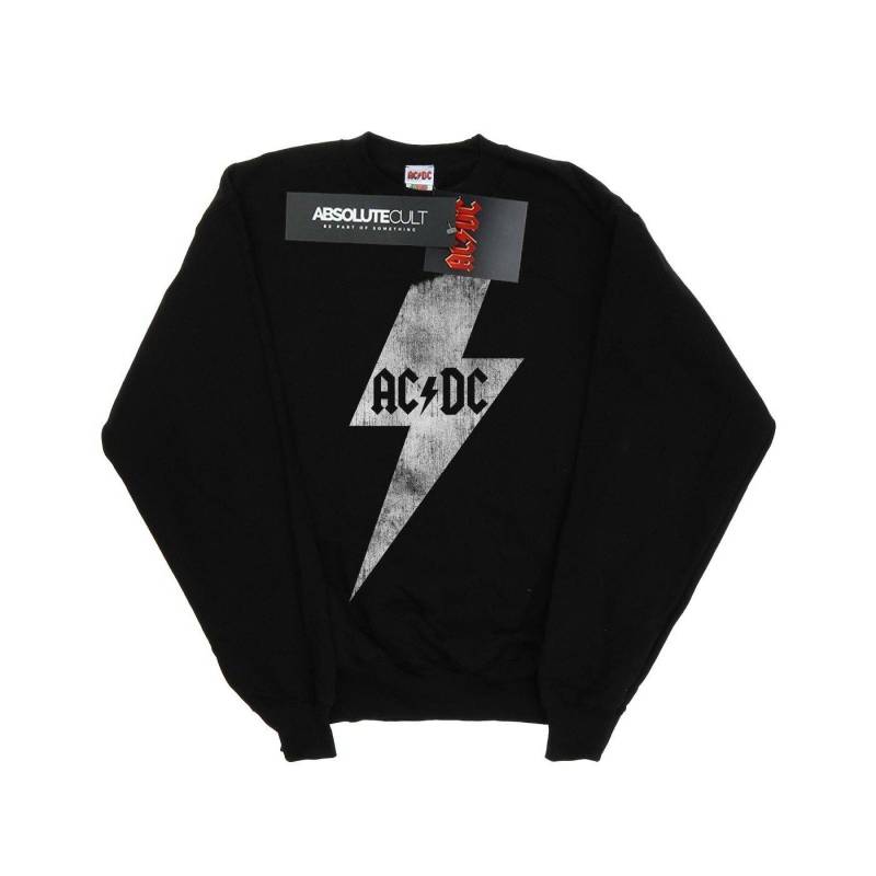 Acdc Lightning Bolt Sweatshirt Damen Schwarz XL von AC/DC