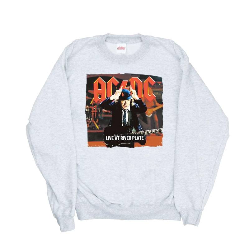 Acdc Live At River Plate Columbia Records Sweatshirt Damen Grau M von AC/DC