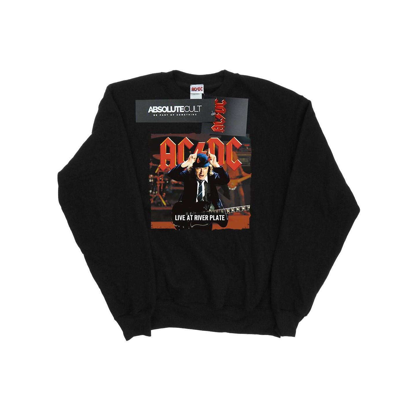 Acdc Live At River Plate Columbia Records Sweatshirt Damen Schwarz XXL von AC/DC