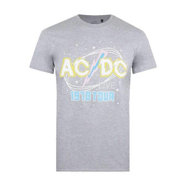 Acdc Live Tshirt Herren Grau XL von AC/DC