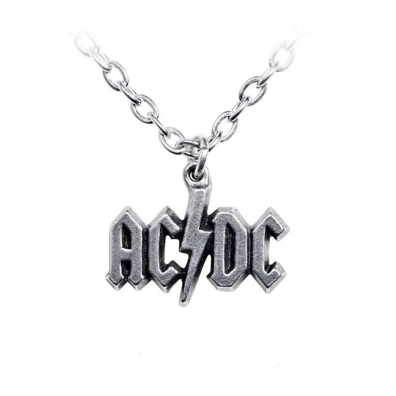 Acdc Logo Halskette Zinn Damen Silber ONE SIZE von AC/DC