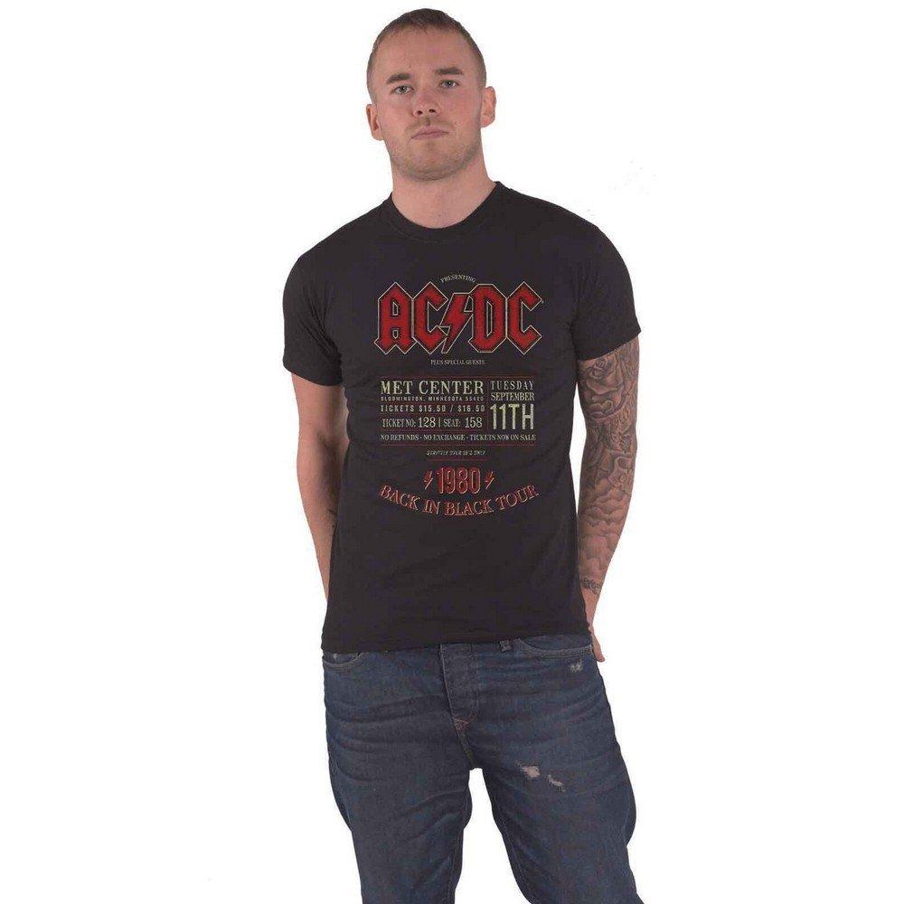 Acdc Minnesota '80 Tshirt Damen Schwarz M von AC/DC