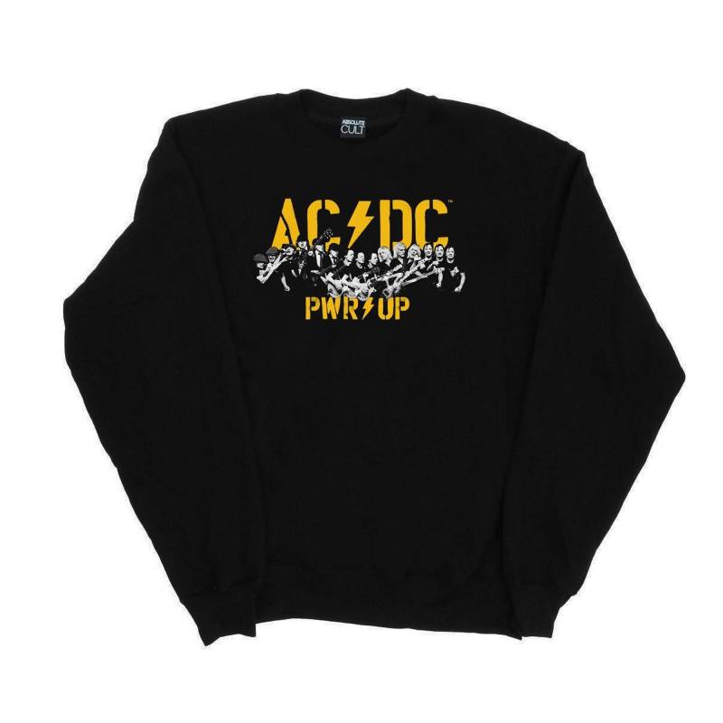 Acdc Pwr Up Portrait Motion Sweatshirt Damen Schwarz L von AC/DC