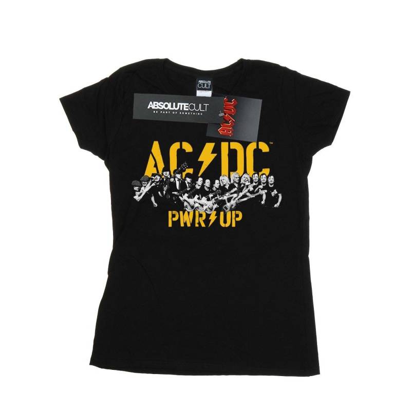 Acdc Pwr Up Portrait Motion Tshirt Damen Schwarz XXL von AC/DC