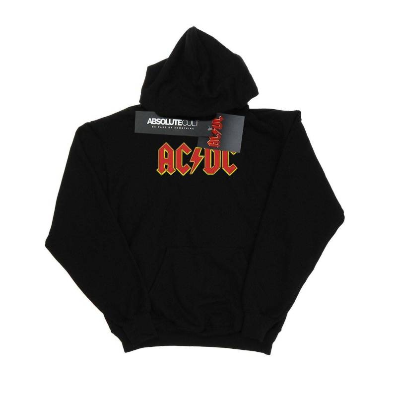 Acdc Red Logo Kapuzenpullover Damen Schwarz L von AC/DC