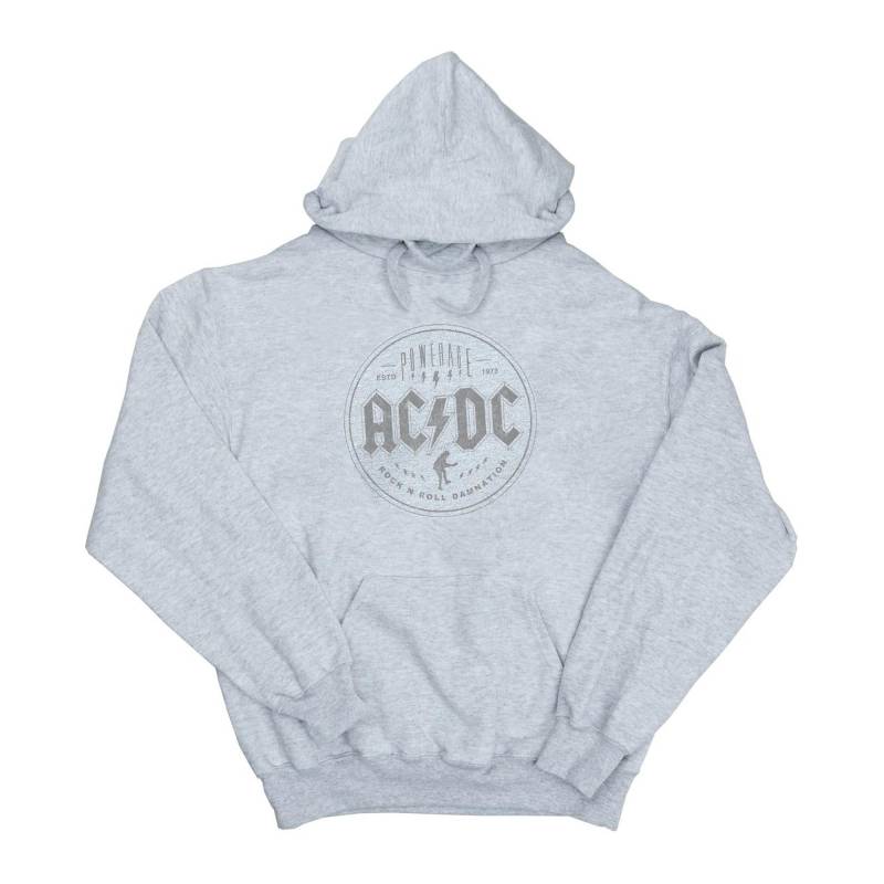 Acdc Rock N Roll Damnation Black Kapuzenpullover Herren Grau S von AC/DC