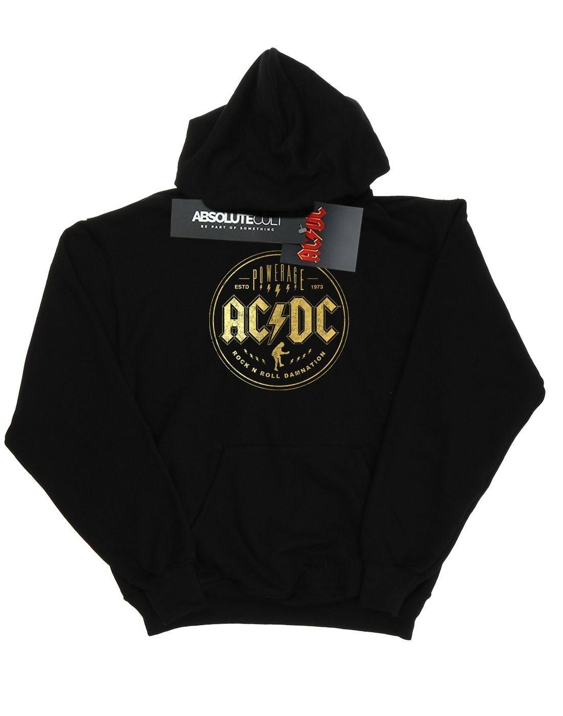 Acdc Rock N Roll Damnation Kapuzenpullover Jungen Schwarz 140/146 von AC/DC