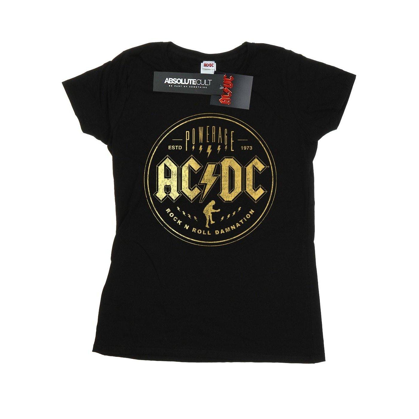 Acdc Rock N Roll Damnation Tshirt Damen Schwarz L von AC/DC