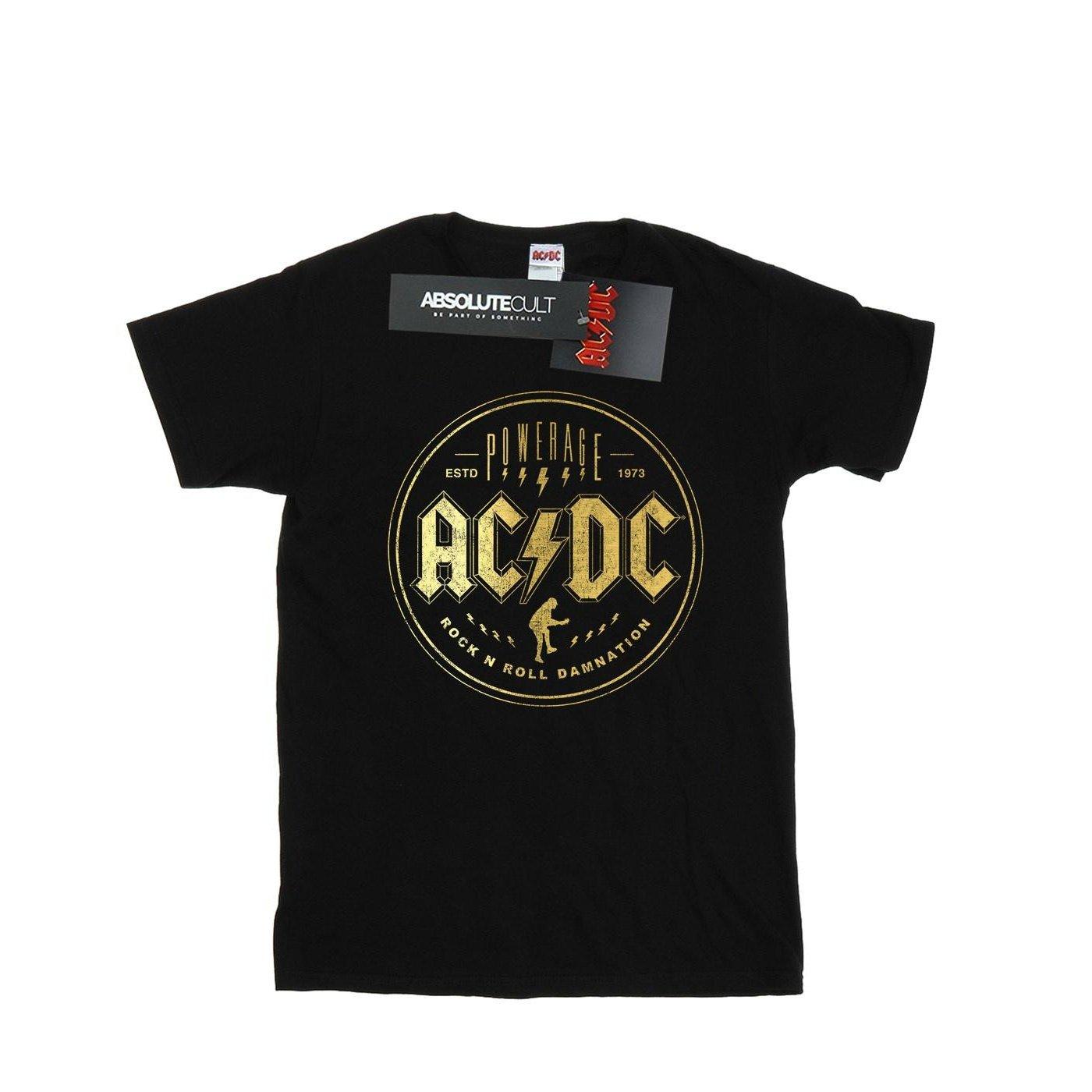 Acdc Rock N Roll Damnation Tshirt Damen Schwarz M von AC/DC