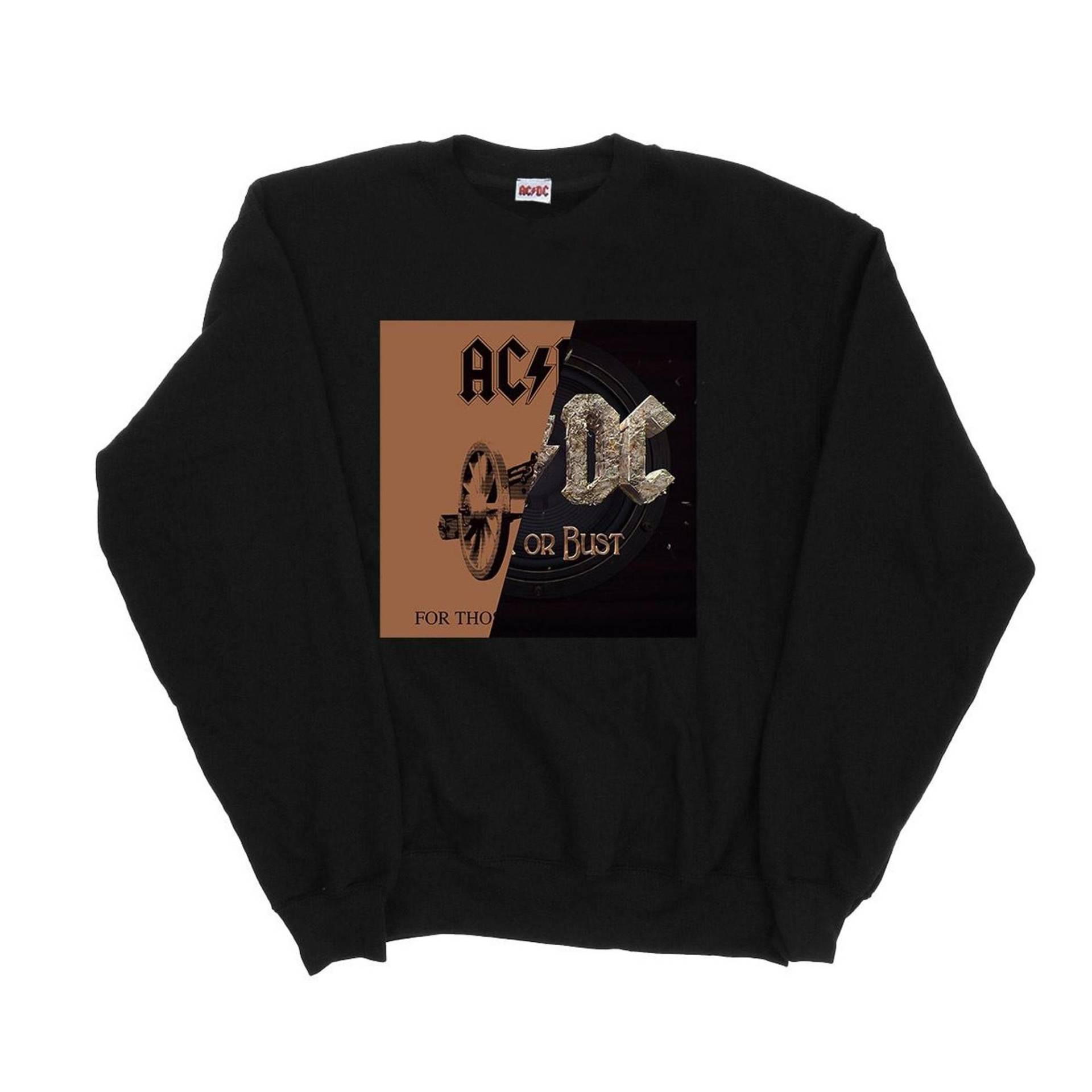 Acdc Rock Or Bust For Those About Splice Sweatshirt Damen Schwarz L von AC/DC