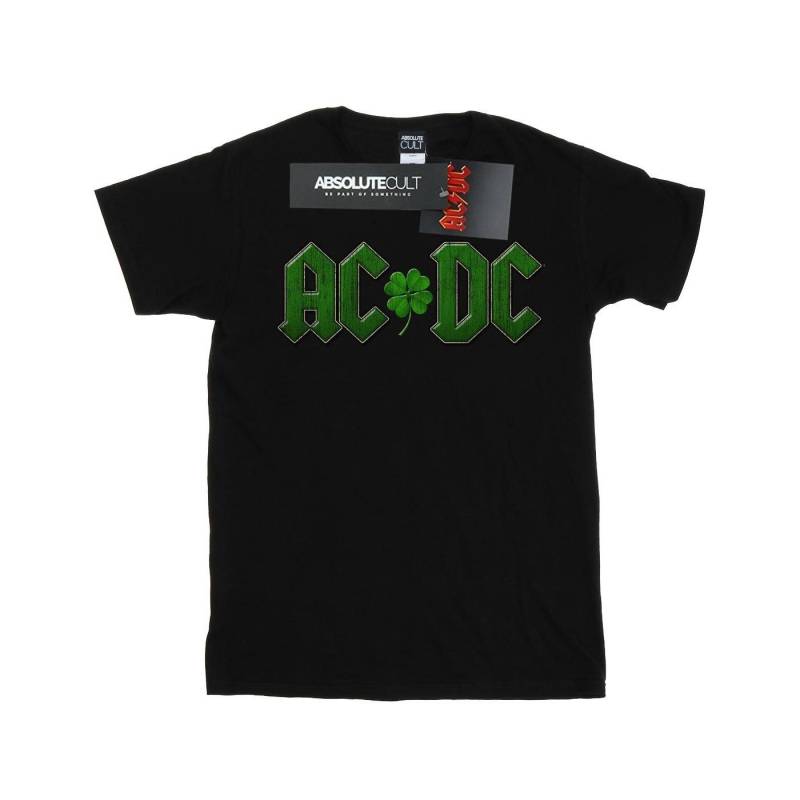 Acdc Shamrock Logo Tshirt Damen Schwarz 3XL von AC/DC