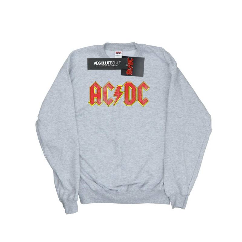 Acdc Sweatshirt Herren Grau L von AC/DC