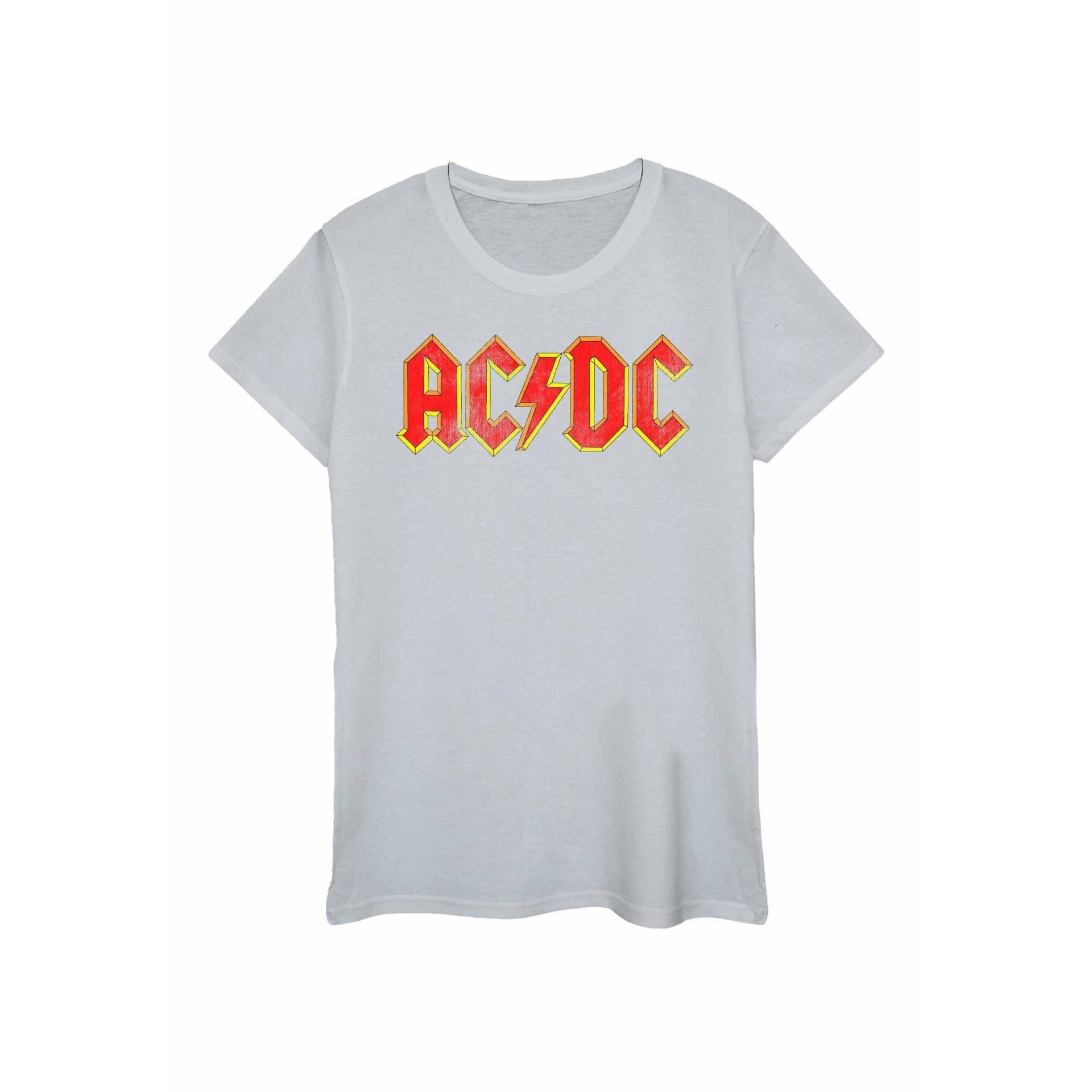 Acdc Tshirt Damen Grau L von AC/DC