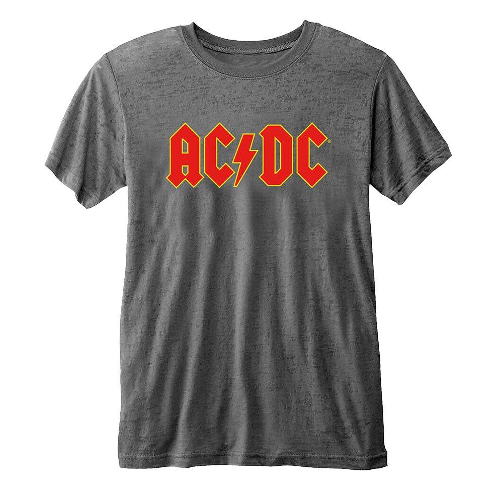 Acdc Tshirt Logo Damen Grau M von AC/DC