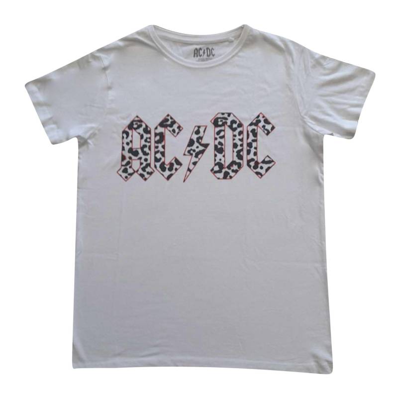 AC/DC - ACDC TShirt Logo, für Damen, Weiss, Größe 40 von AC/DC