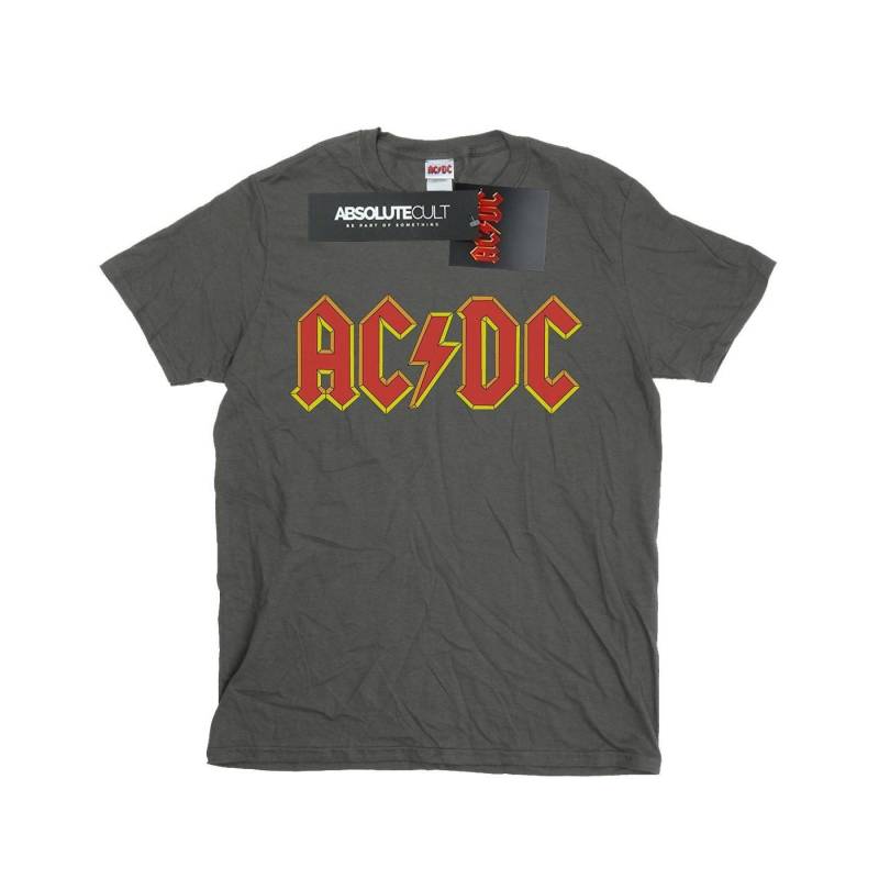 Acdc Tshirt Mädchen Charcoal Black 116 von AC/DC