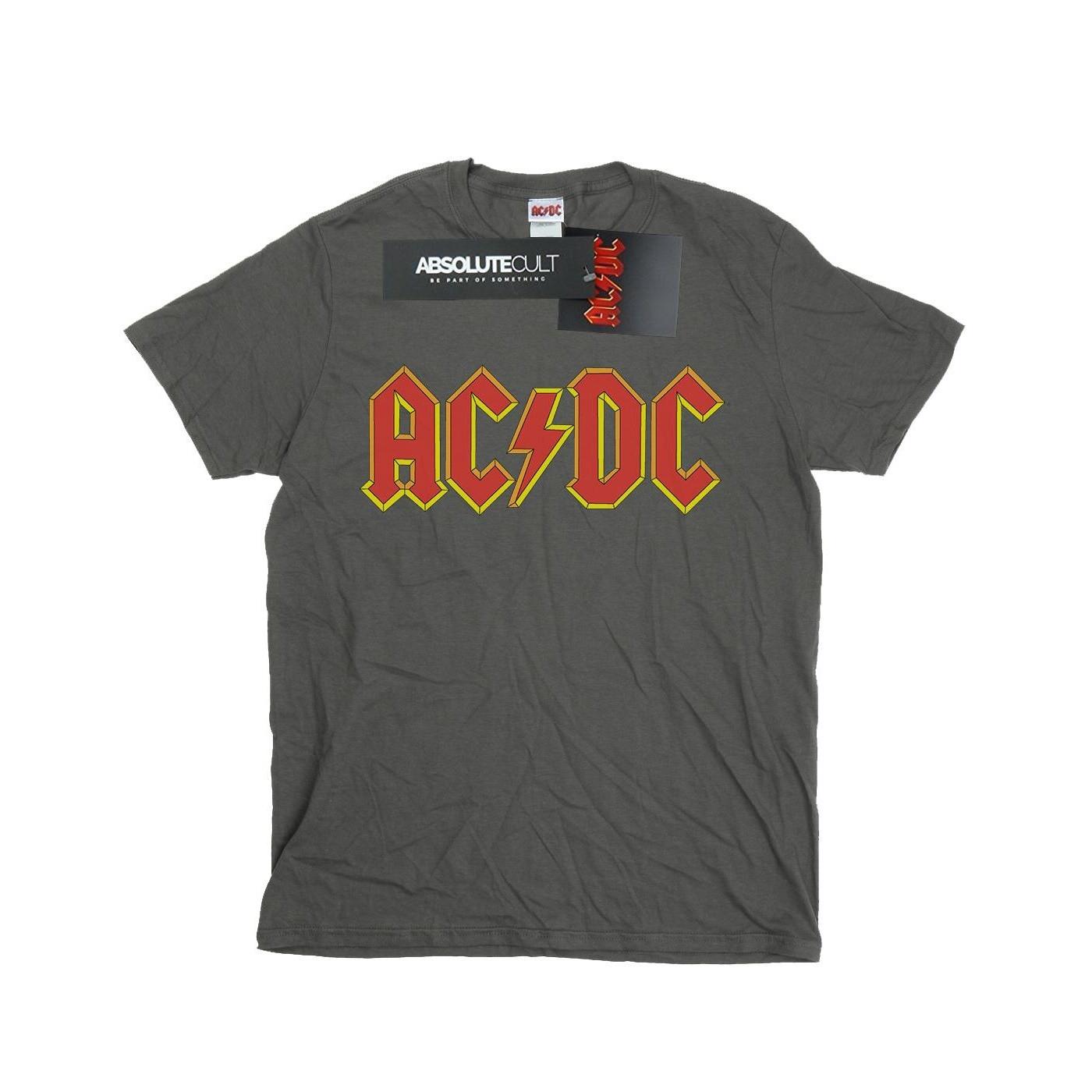 Acdc Tshirt Mädchen Charcoal Black 128 von AC/DC