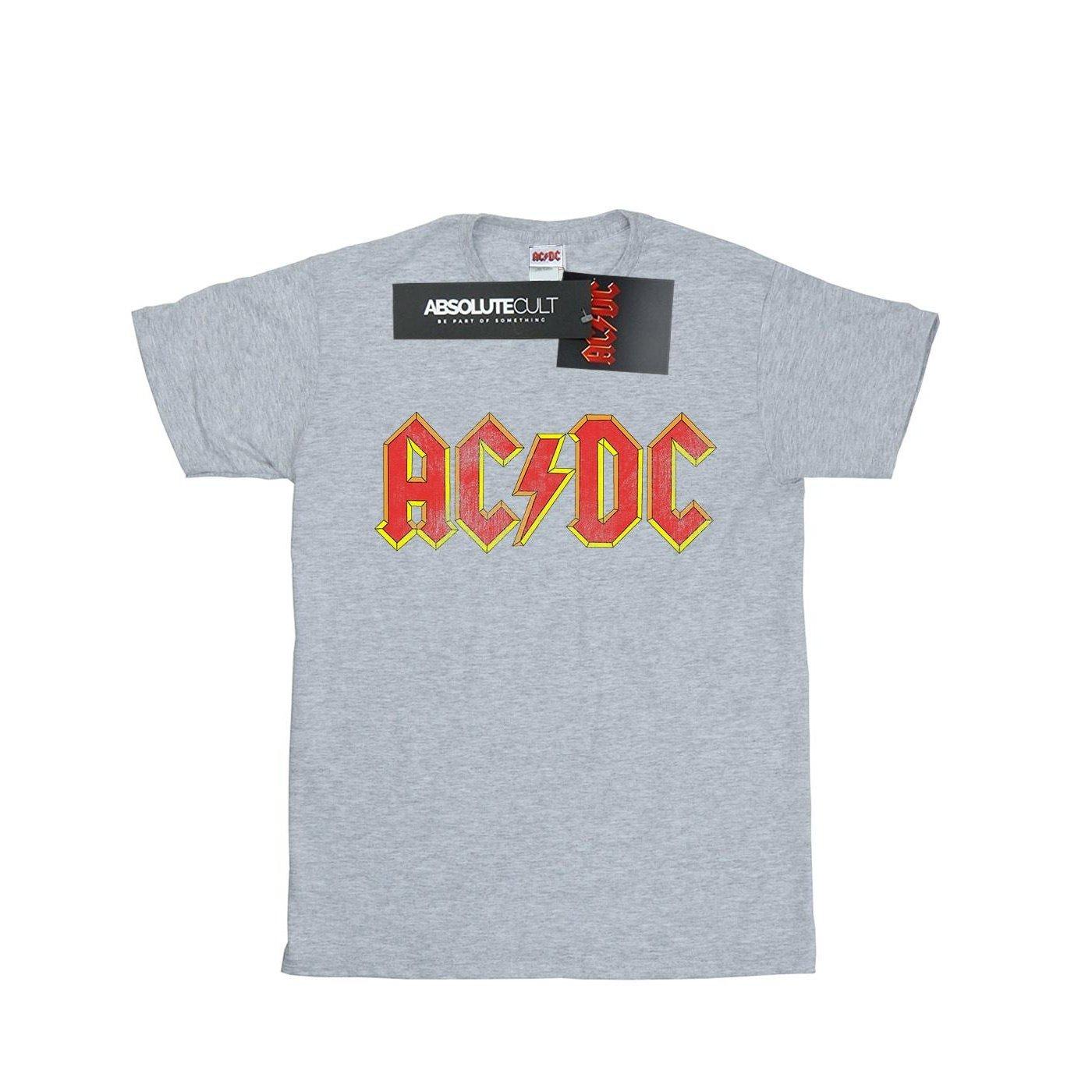 Acdc Tshirt Mädchen Grau 128 von AC/DC