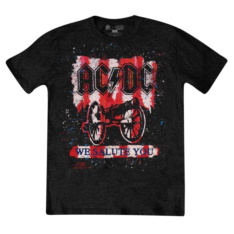 Acdc We Salute You Bold Tshirt Damen Schwarz XXL von AC/DC