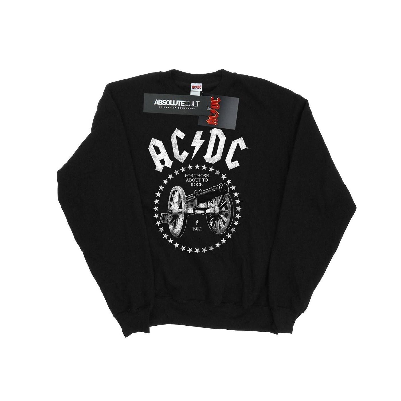 Acdc We Salute You Cannon Sweatshirt Damen Schwarz L von AC/DC