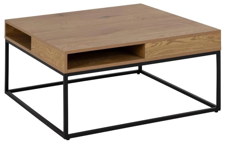 AC Design Beistelltisch »Willford 80 x 80 x 40 cm Nature/Schwarz« von AC Design