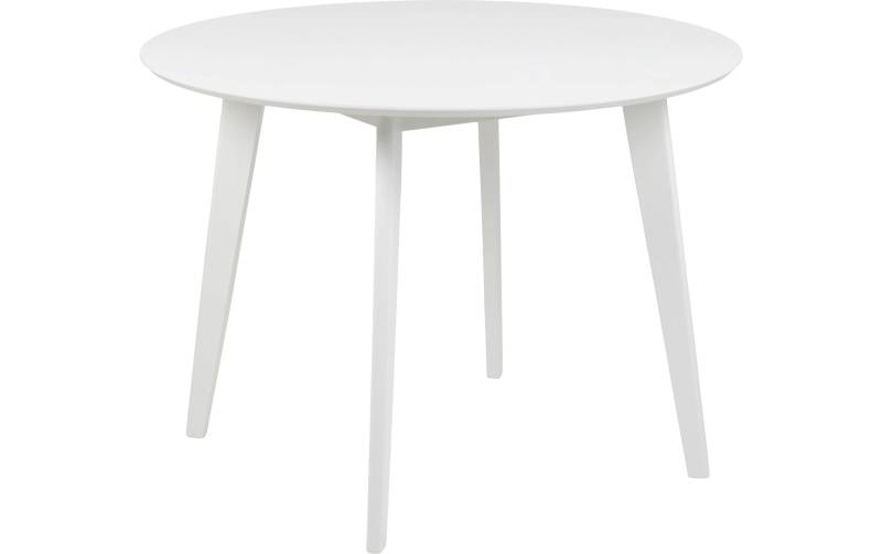 AC Design Esstisch »Roxby Ø 105 x 76 cm, Weiss« von AC Design