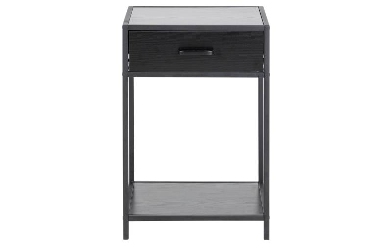 AC Design Nachttisch »Seaford 42 x 35 x 63 cm Schwarz« von AC Design