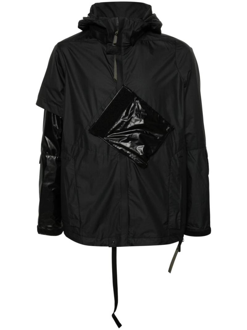 ACRONYM Windstopper Interops hooded jacket - Black von ACRONYM