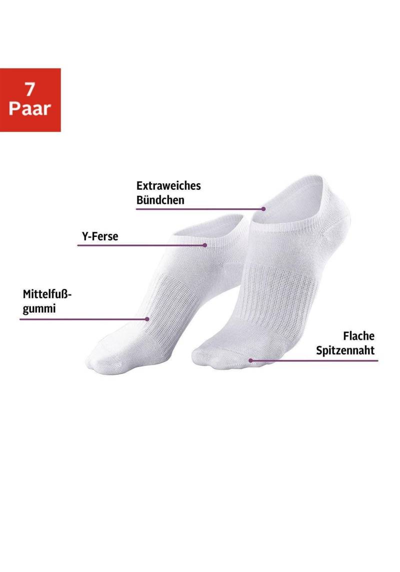 LASCANA ACTIVE Sneakersocken, (Packung, 7 Paar), mit Mittelfussgummi von LASCANA ACTIVE