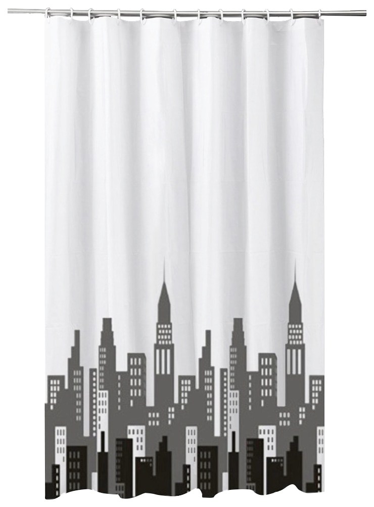 ADOB Duschvorhang »City«, Höhe 200 cm, waschbar, inkl. 12 Vorhangringe ADOB Duschvorhang »City«, Höhe 200 cm, waschbar, inkl. 12 Vorhangringe von ADOB