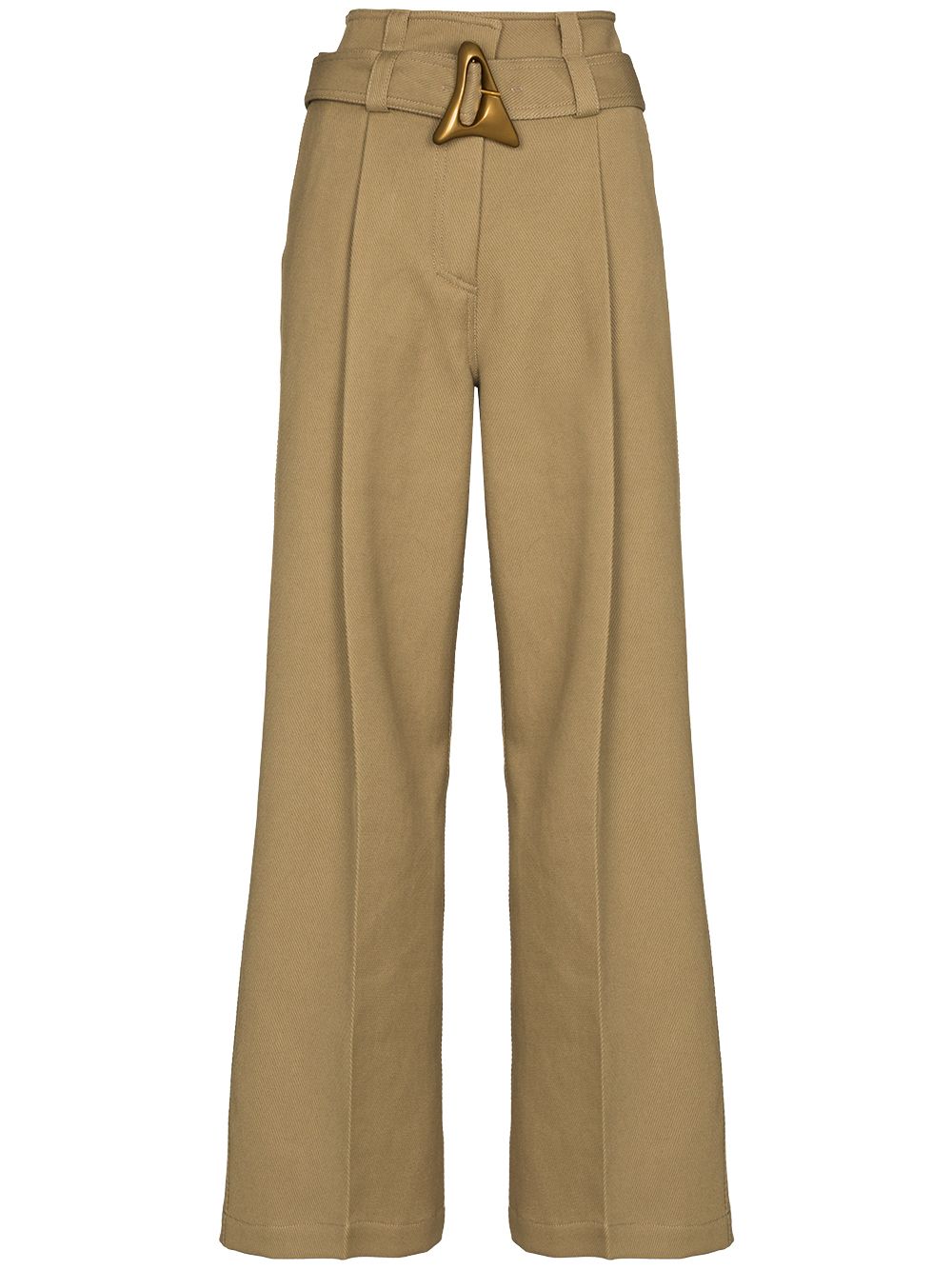 AERON Flyn belted straight-leg trousers - Neutrals von AERON