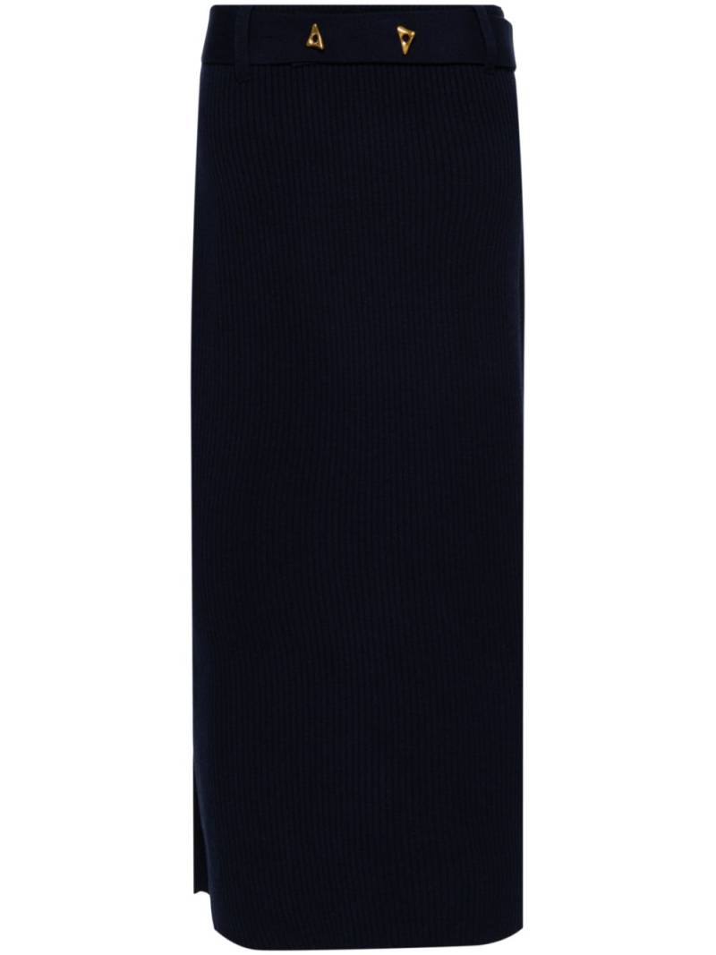 AERON Forum knitted midi skirt - Blue von AERON