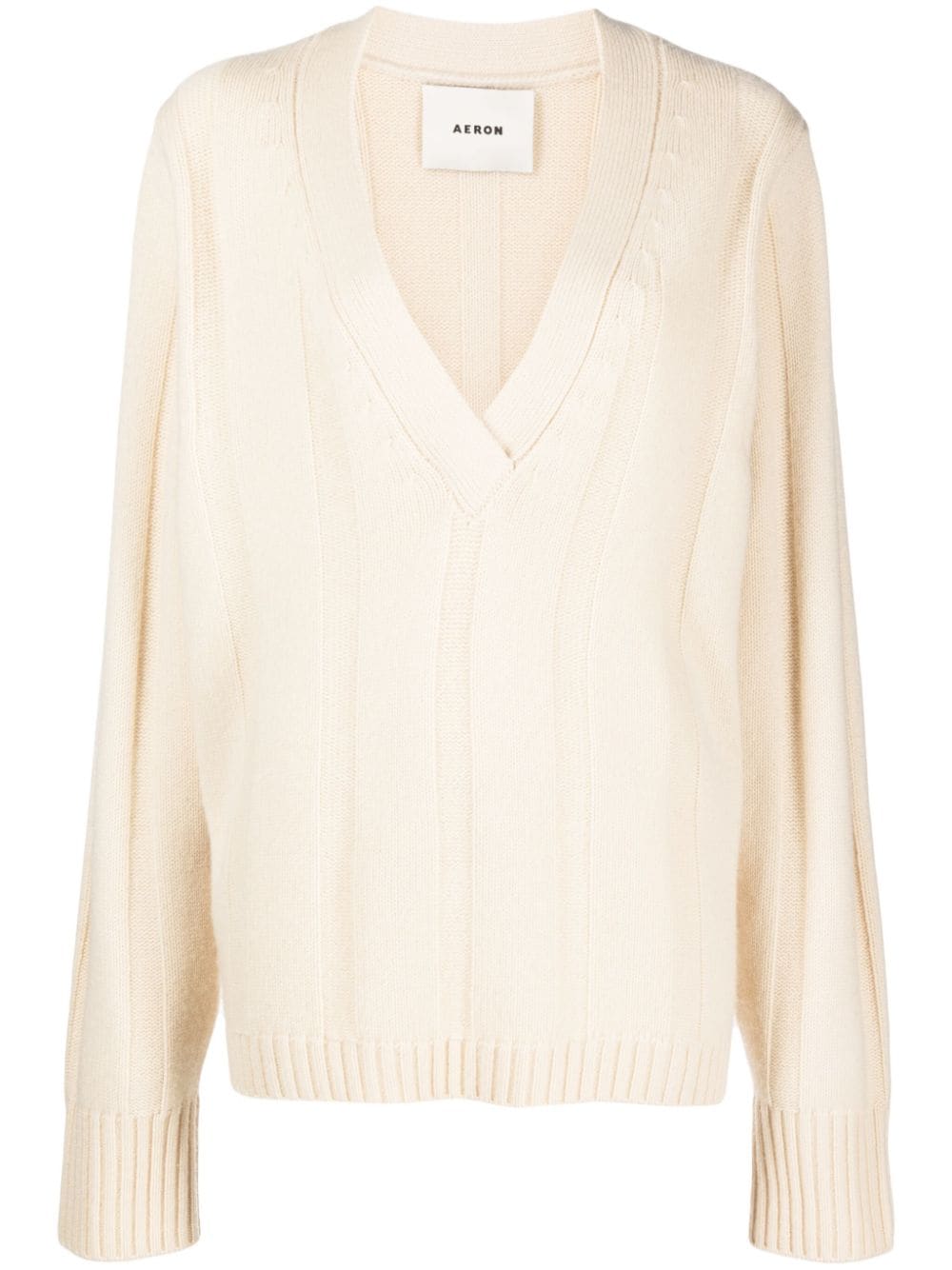 AERON Hall V-neck jumper - Neutrals von AERON