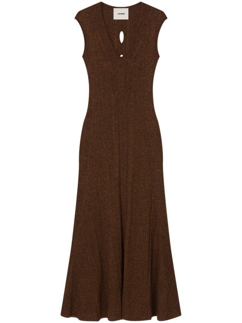 AERON Jasper maxi dress - Brown von AERON