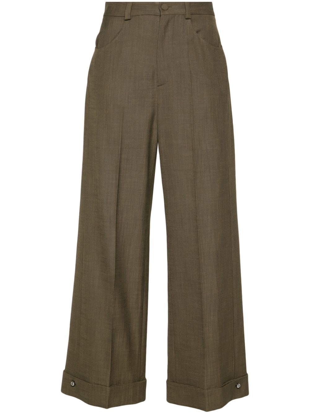 AERON Jeera straight trousers - Green von AERON