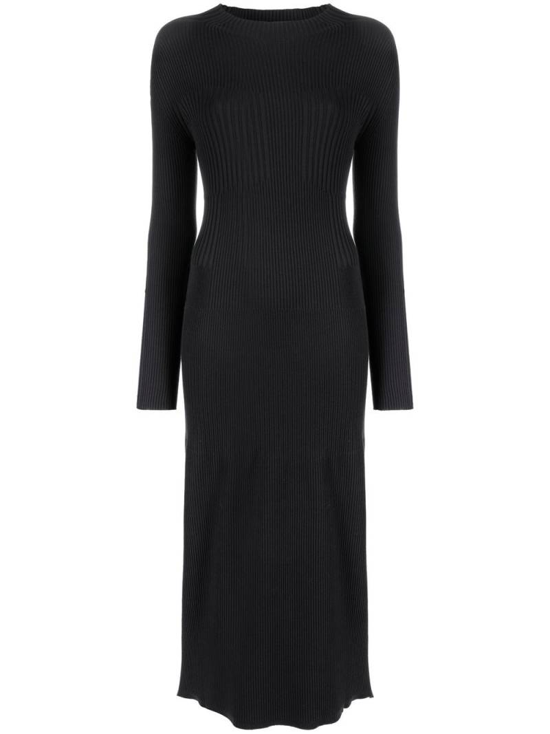 AERON Lara open-back knitted dress - Black von AERON