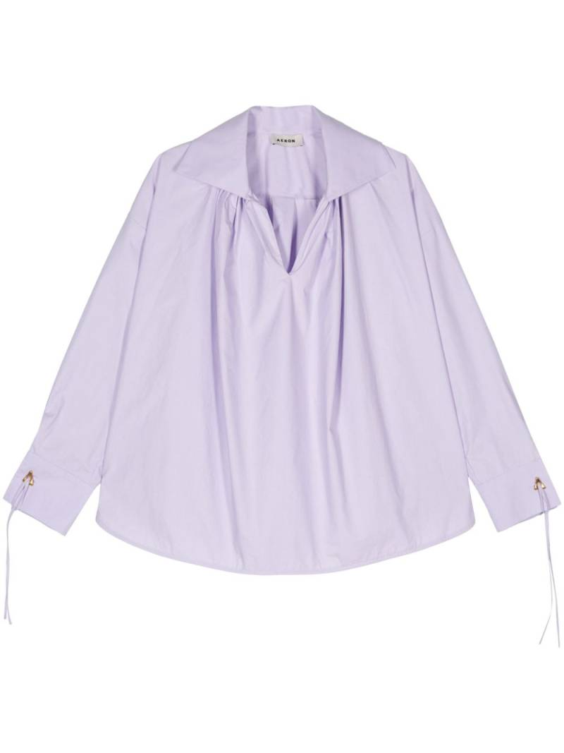 AERON Paige poplin blouse - Purple von AERON