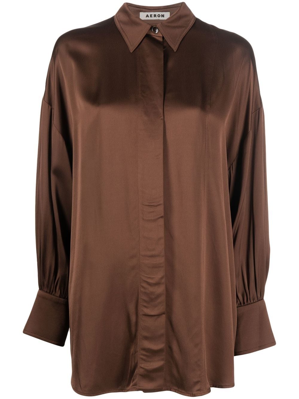 AERON Rennie long sleeve shirt - Brown von AERON