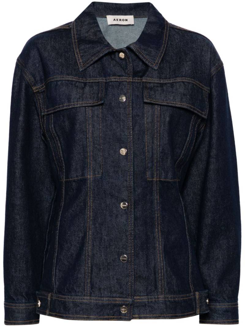 AERON Roisin fitted denim jacket - Blue von AERON