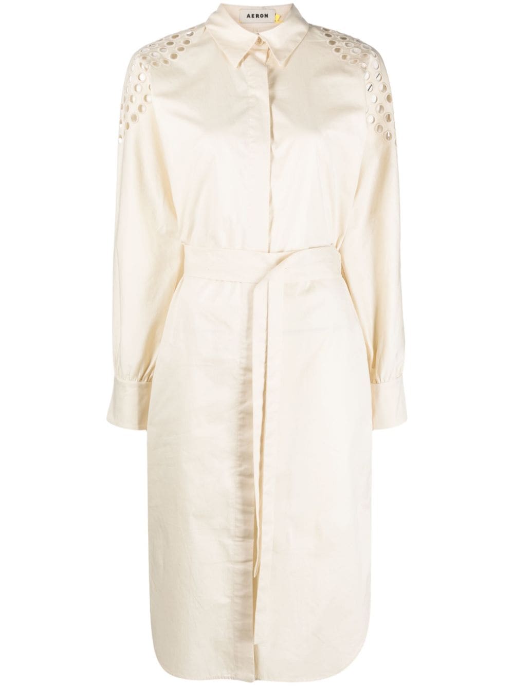 AERON Senate cut-out shirtdress - Neutrals von AERON