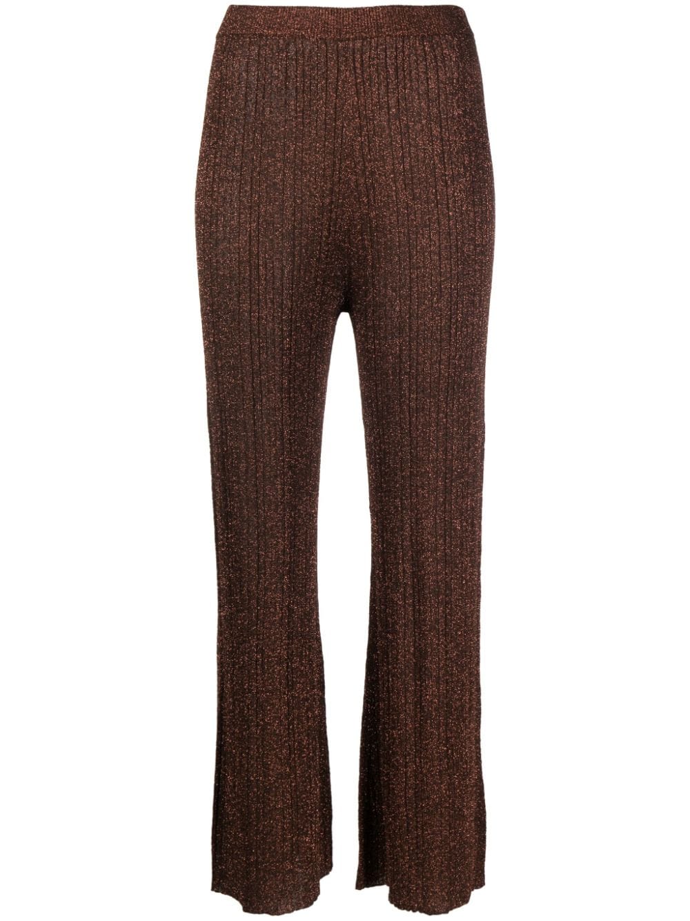 AERON Shale metallic-knit trousers - Orange von AERON