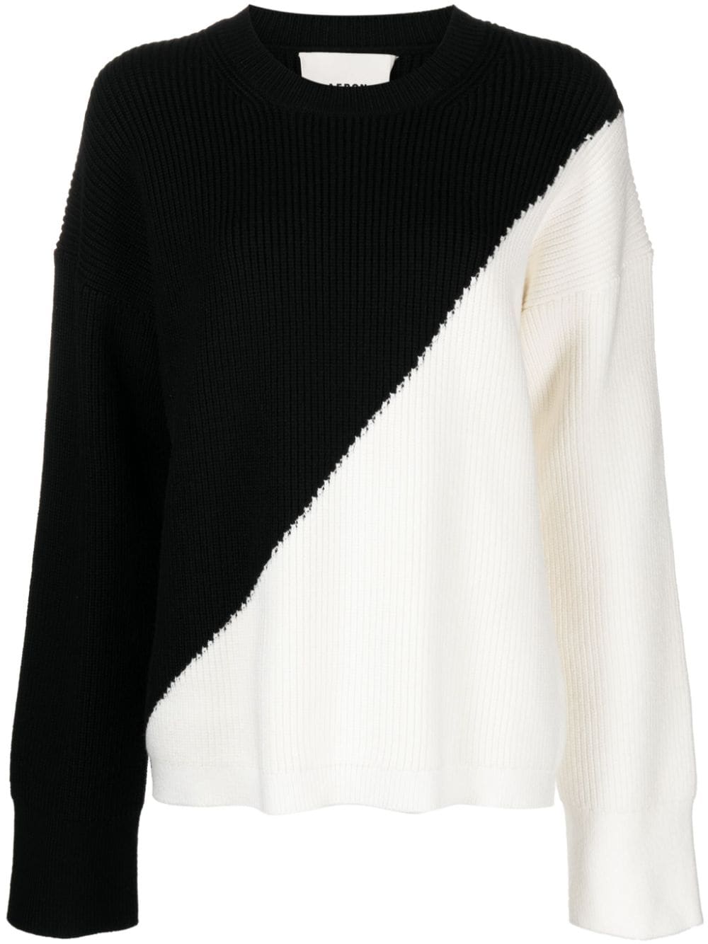 AERON Sonique two-tone jumper - White von AERON