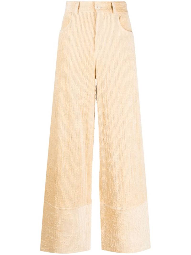 AERON Veto corduroy trousers - Yellow von AERON