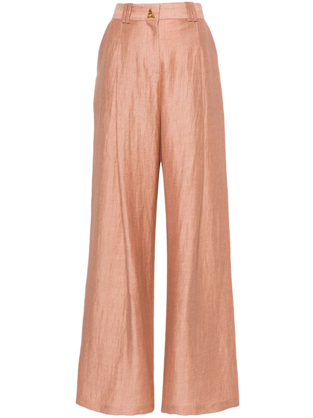 AERON Wellen crinkled palazzo pants - Neutrals von AERON