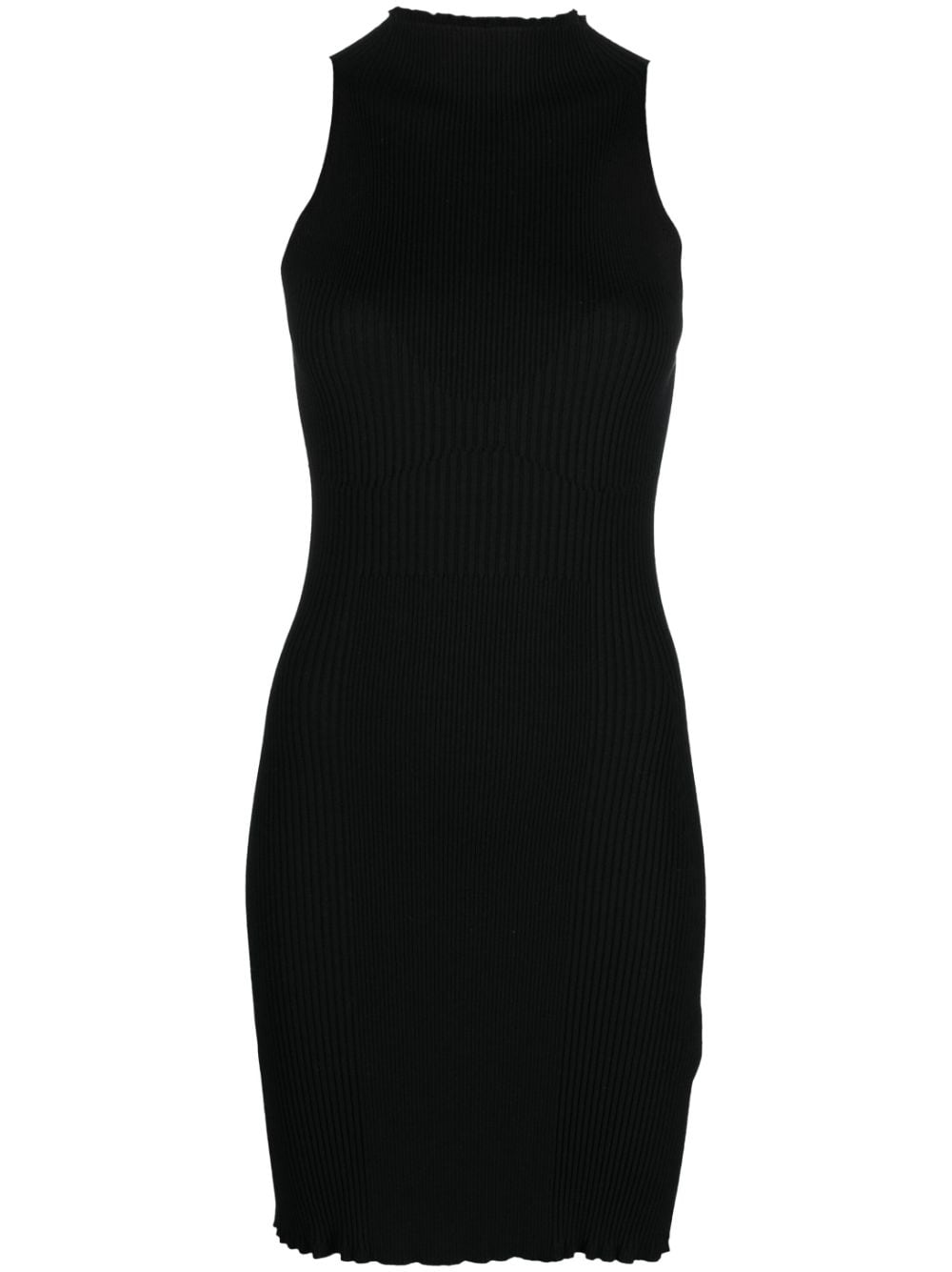 AERON Zero rib-knit minidress - Black von AERON