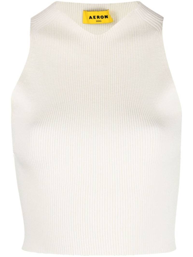 AERON cropped-knit top - White von AERON