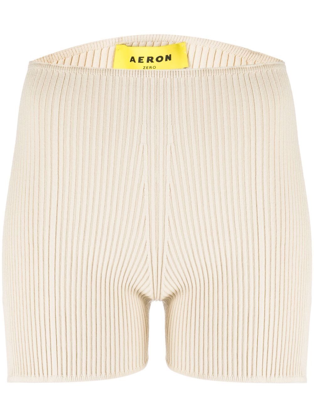 AERON rib-knit cycling shorts - Neutrals von AERON